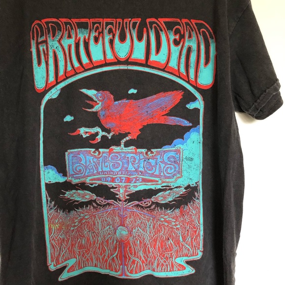 Grateful Dead Daves Picks 1973 Uniondale NY T shirt - Picture 2 of 5